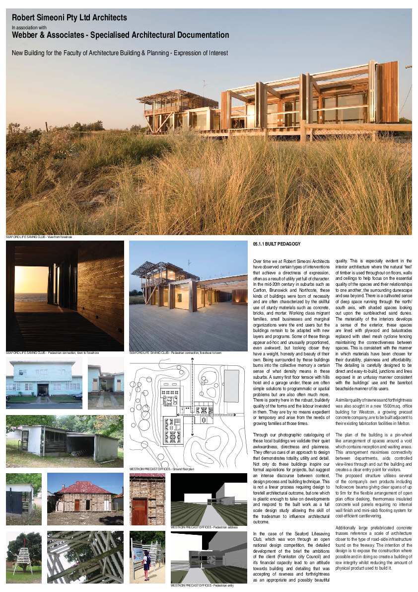 https://archive.abp.unimelb.edu.au/objects/pdfs/Design competition/Entries/Eligible/Robert Simeoni Architects_EOI.pdf https://archive.abp.unimelb.edu.au/objects/pdfs/Design competition/Entries/Eligible/Robert Simeoni Architects_EOI.pdf