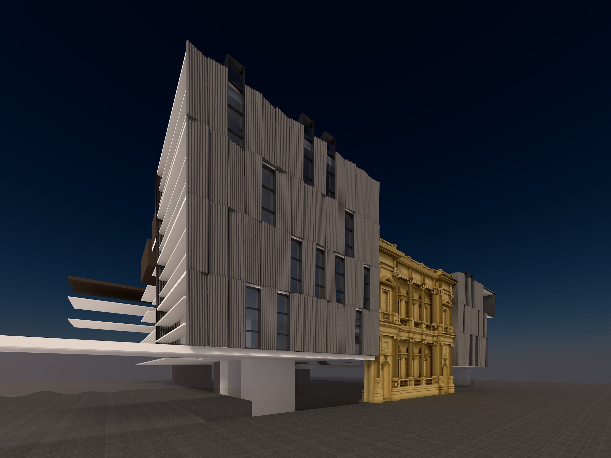 https://archive.abp.unimelb.edu.au/objects/images/Design/Schematic design/Renders/West facade colour test mid grey.jpg