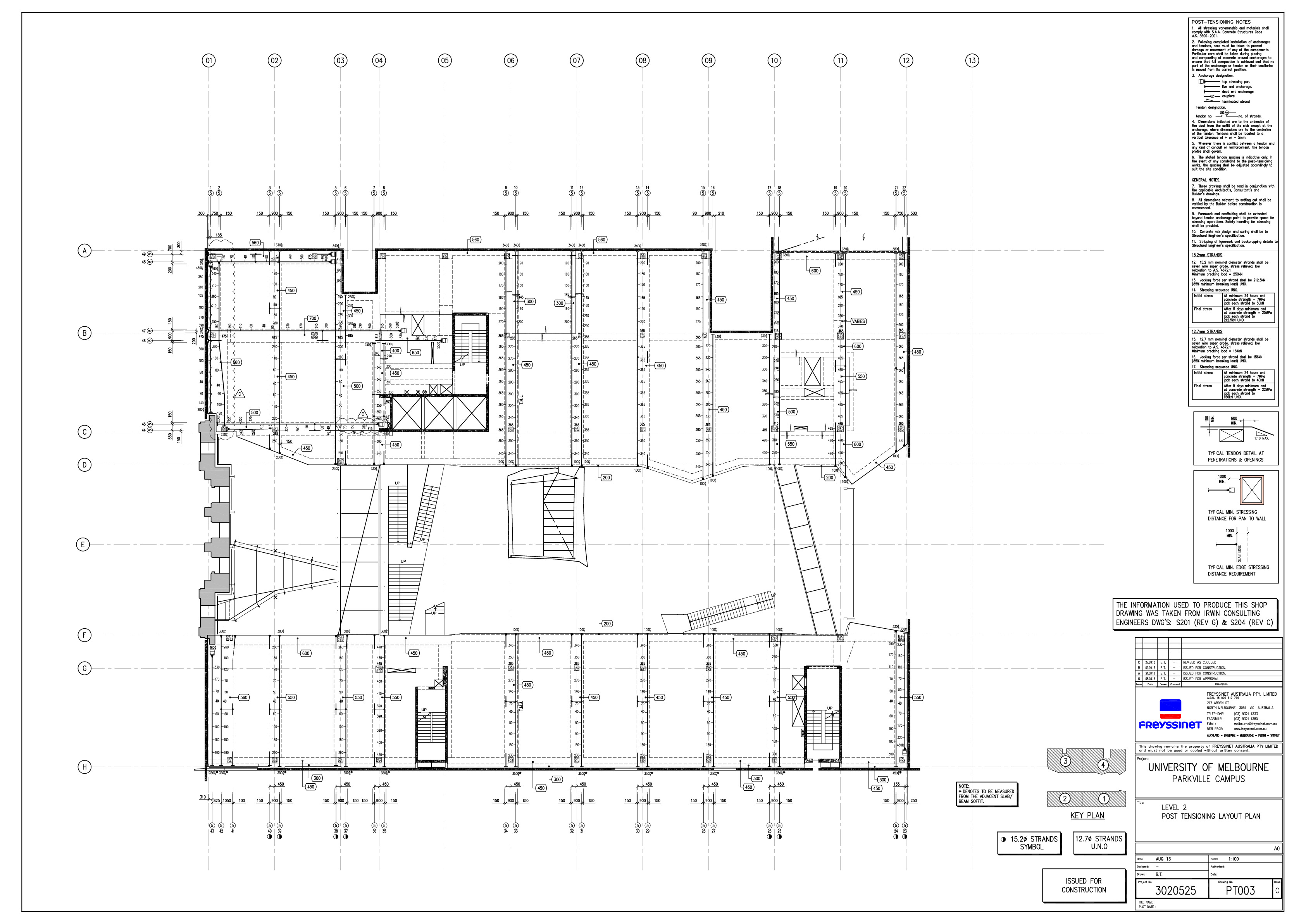 https://archive.abp.unimelb.edu.au/objects/pdfs/Construction/Drawings/Shop drawings/Freyssinet Post tensioned beams/3020525 - PT003 (C).pdf