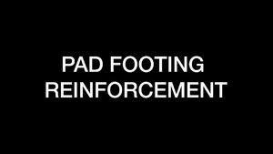 Construction - Pad footing reinforcement