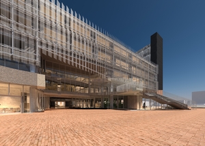 https://archive.abp.unimelb.edu.au/objects/images/Design/Detailed design/Renders/Facades/East entry balustrade to piano nobile studies open balustrade end.jpg
