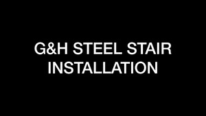 Construction - G&amp;H Steel Stair Installation