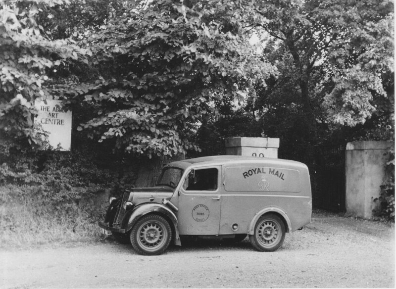 800.0070 Photograph of the Royal Mail van parked outside the Abbey gates at 89 Park Road.jpeg