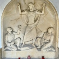 Memorial relief for Hall of Honour for those who fell in the First World War, Forst an der Weinstrasse, 1920s, by William F. C. Ohly