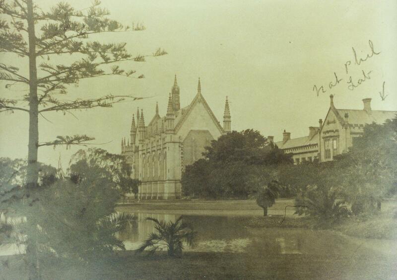 Old Wilson Hall and Main Building, University of Melbourne, 1892.