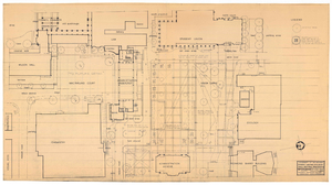 University of Melbourne Union lawns & Wilson Hall central precincts in 1960