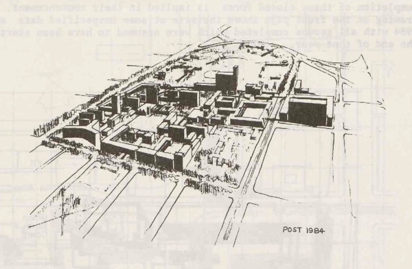 University Campus Vision post 1984 provided in the University of Melbourne Master plan 1970