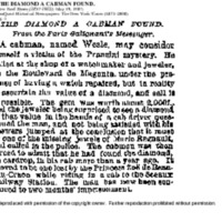 NY Times The Diamond A Cabman Found.pdf