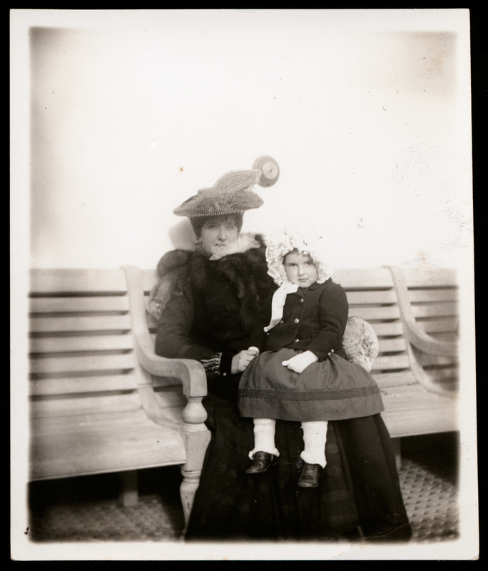 Nellie Melba with her niece, c.1904