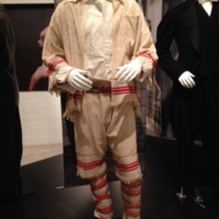 Towelling outfit created by Percy and Rose Grainger, and worn by Percy Grainger