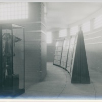 Photographs of various display cases in the Grainger Museum, c. 1938