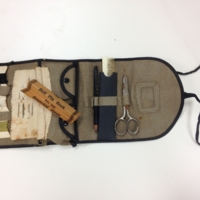 Travel sewing kit belonging to<br />
Rose Grainger, c.1915