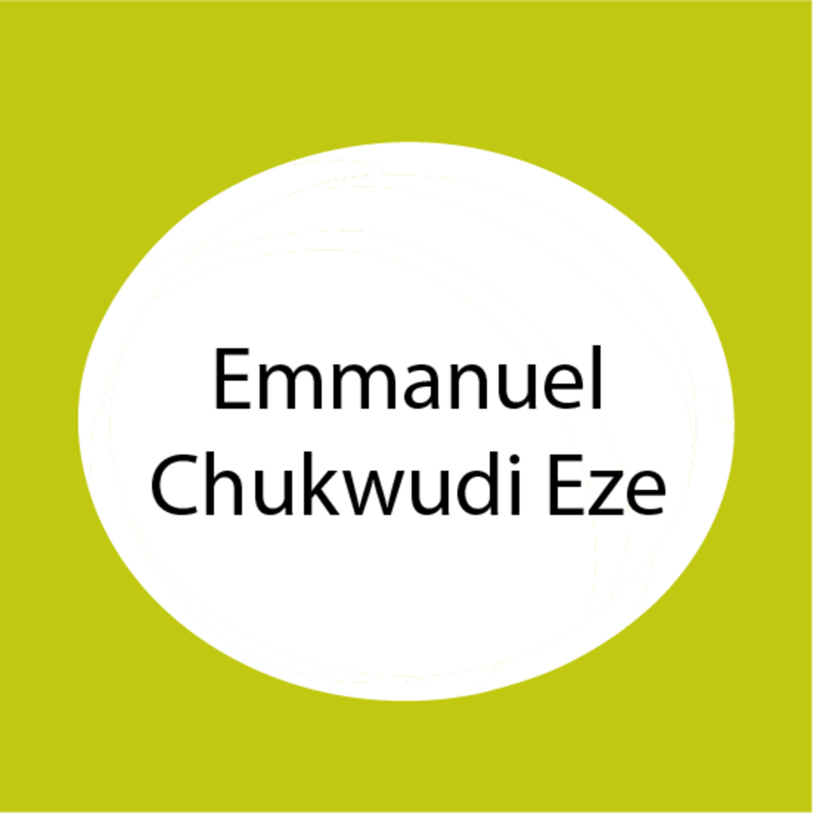 Emmanuel Chukwudi Eze