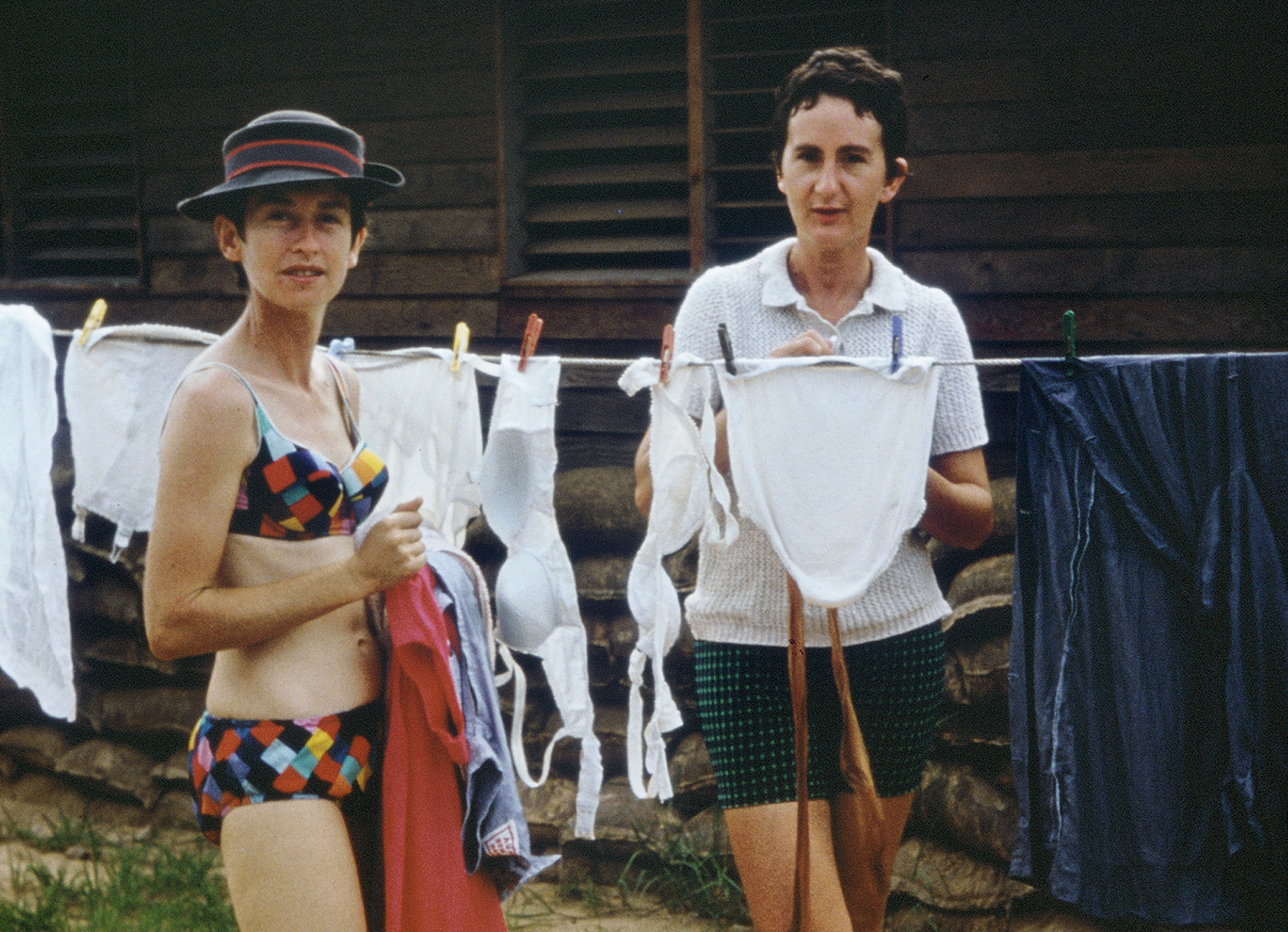 Jan McCarthy (right) as a nurse in Vietnam (detail)