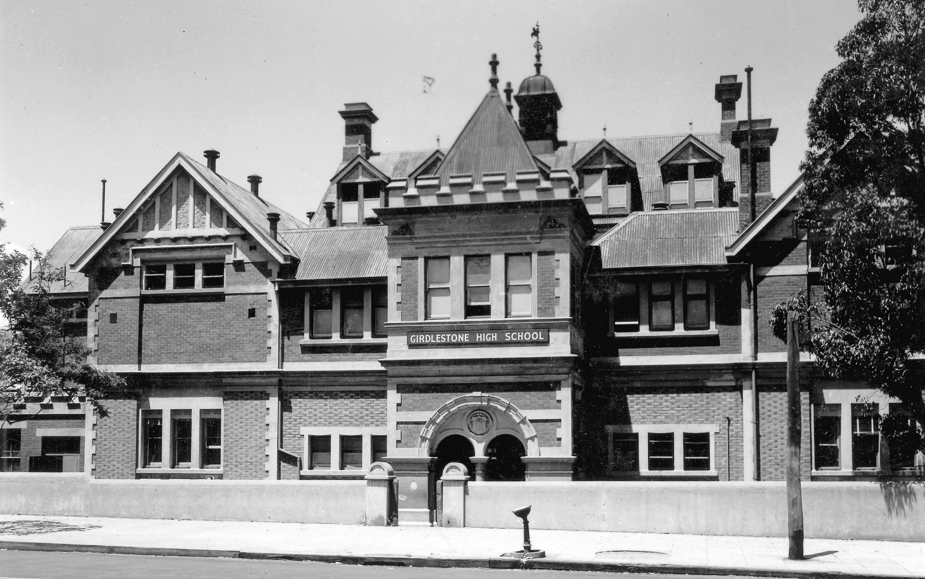 Girdlestone High School, James Street, Perth (detail).