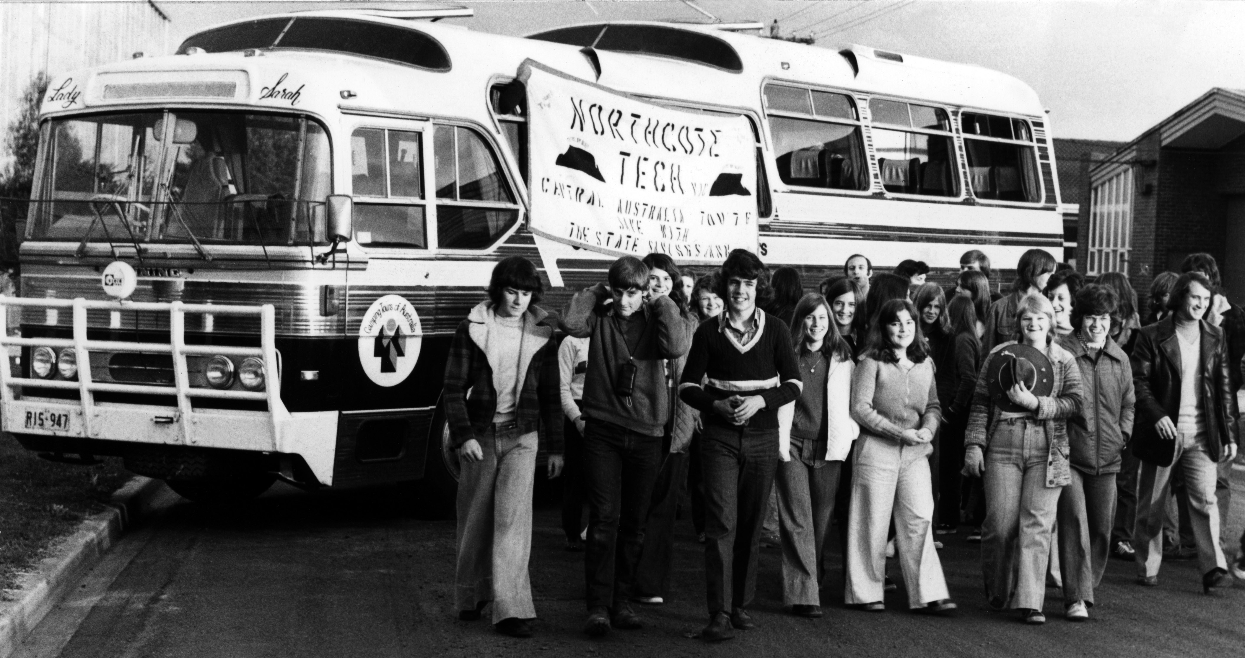 Northcote Tech Students, 1970s. Photographer unknown. State Bank of Victoria 1978-1990, State Bank Victoria Archives – Photographic Collection, Public Record Office Victoria, VPRS 8935 P1 Unit 5 Item 6796