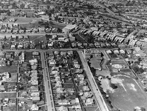 Aerial view of Ivanhoe