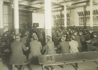 Students Receiving a Lecture, Working Mens College, later Melbourne Technical College