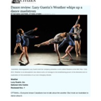 Review: Lucy Guerin&#039;s Weather whips up a maelstrom