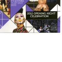Invitation: Melbourne Festival 2012 Opening Night Celebration